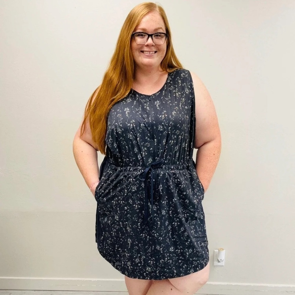 FLX Tank Dress With Built In Shorts - New - Size 4X